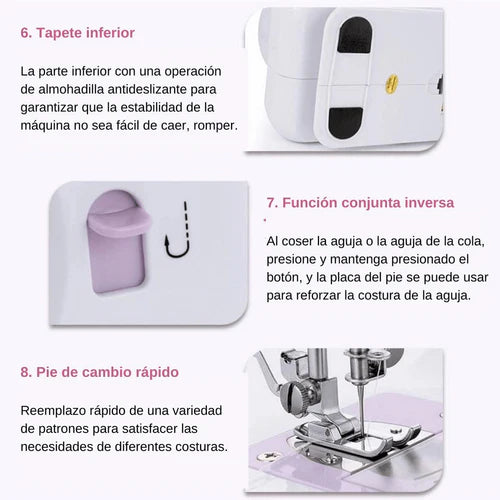 ELECTRA-PRO® MAQUINA DE COSER MULTIFUNCIONAL